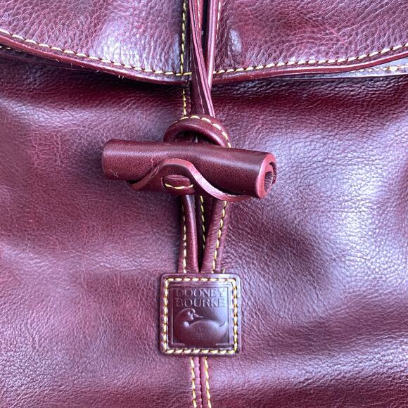 Dooney & Bourke Florentine Bordeaux Medium Toggle Crossbody Bag - Picture 7 of 12